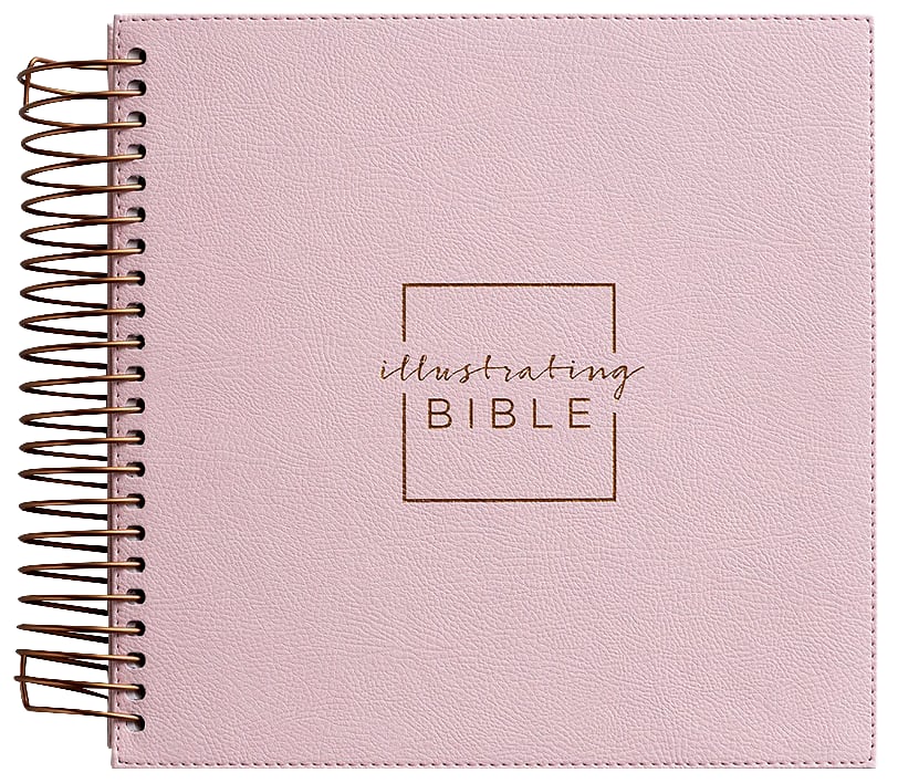 NIV Illustrating Bible Pink Faux Leather (Black Letter Edition)