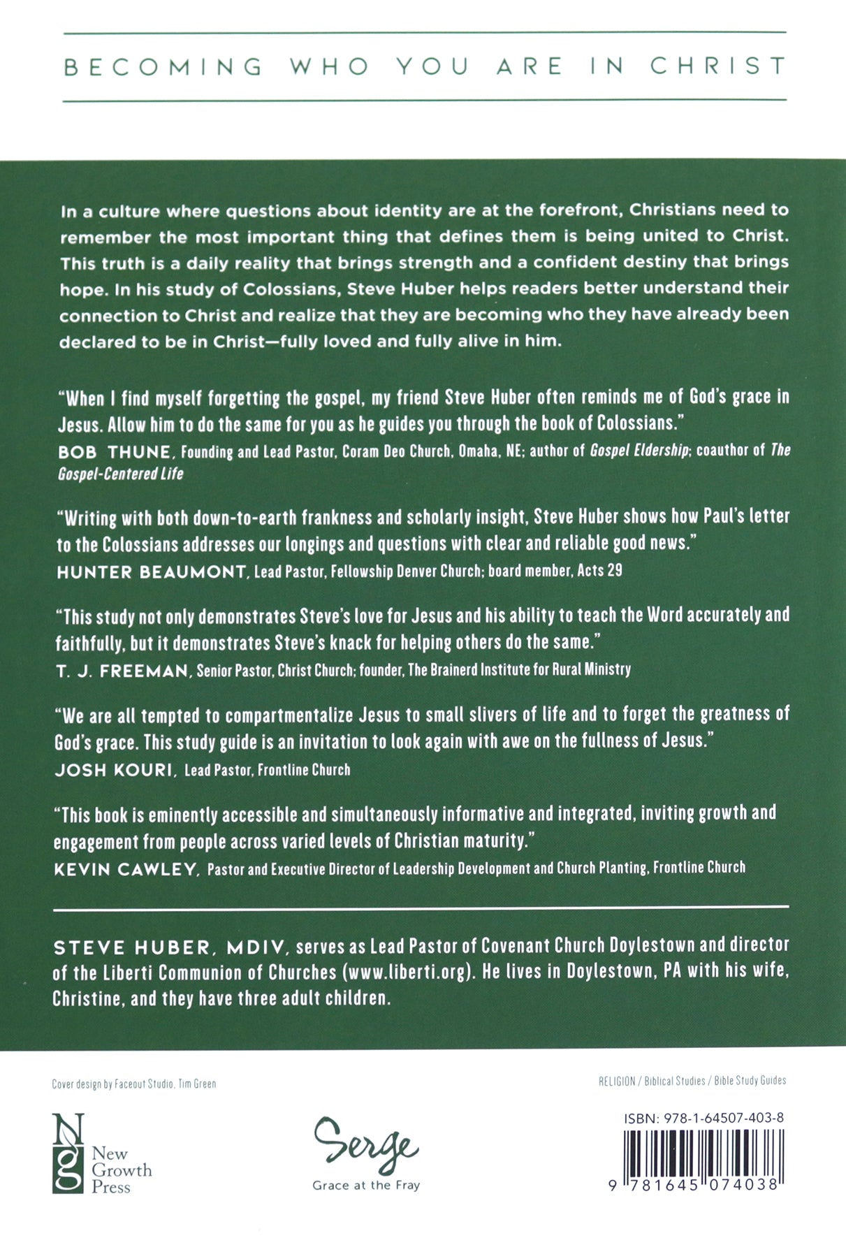 Colossians: Becoming Who You Are in Christ, Study Guide with Leader's Notes (Gospel Centered Life In The Bible Series)