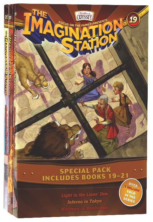 Light in the Lions' Den/Inferno in Tokyo/Madman in Manhattan (Adventures In Odyssey Imagination Station (Aio) Series)