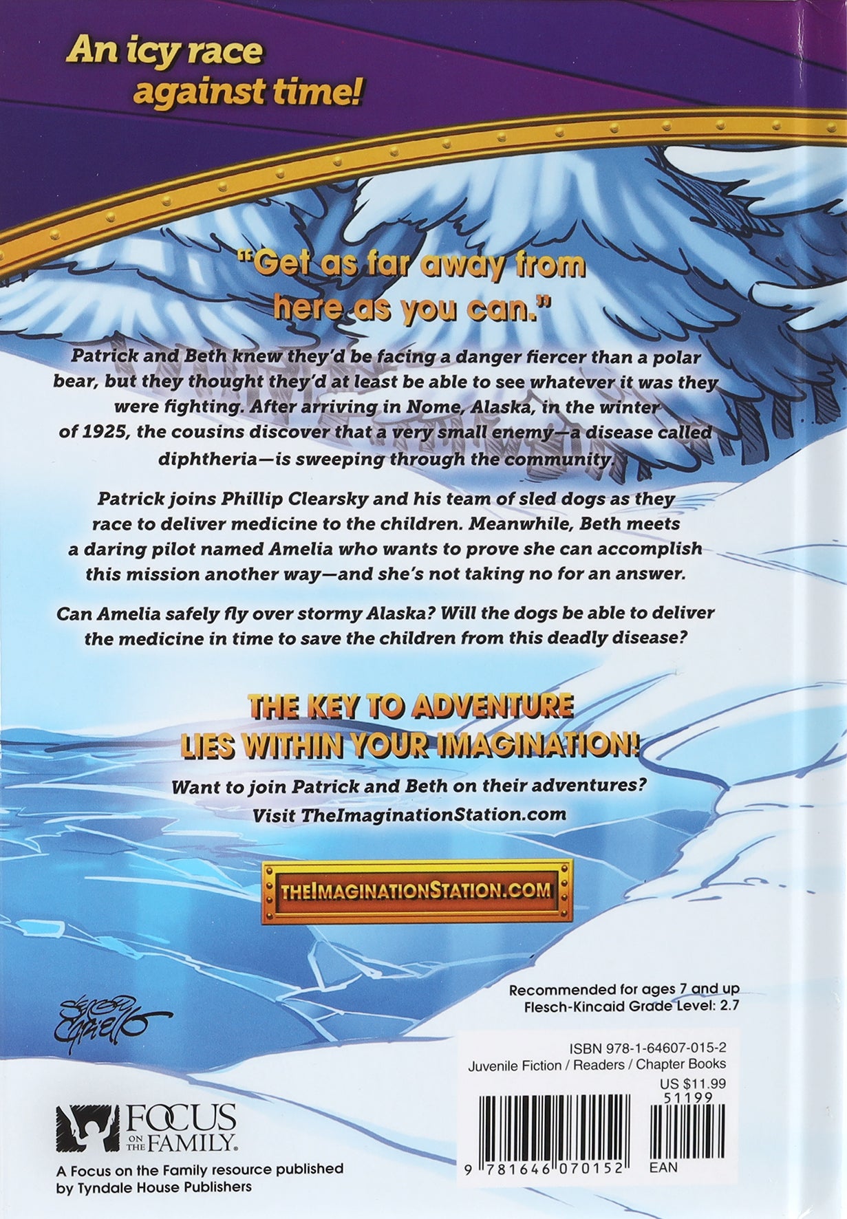 Sled Run For Survival (Adventures In Odyssey Imagination Station (Aio) Series)