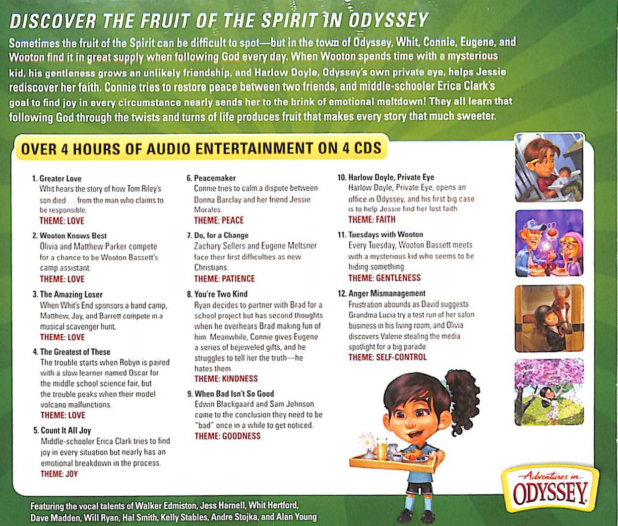 The Fruits of the Spirit (12 Episodes to Grow on) (Adventures In Odyssey Audio Series)