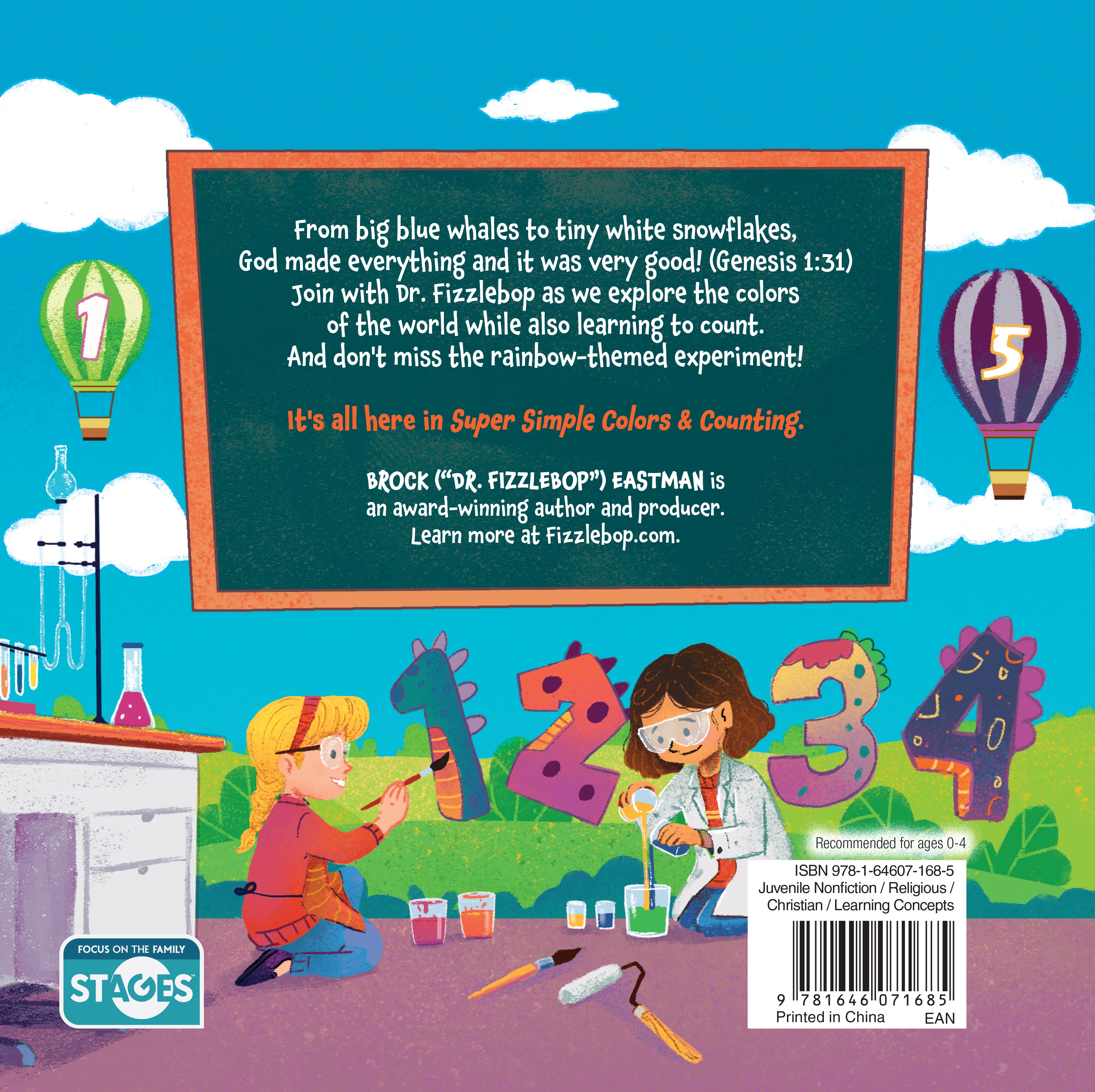 Super Simple Colors and Counting with Dr. Fizzlebop (Dr. Fizzlebop's Super Simple Science Series)