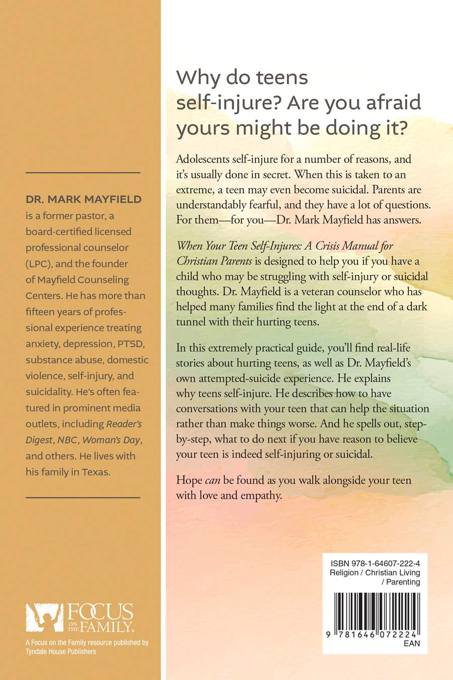 When Your Teen Self-Injures: A Crisis Manual for Christian Parents
