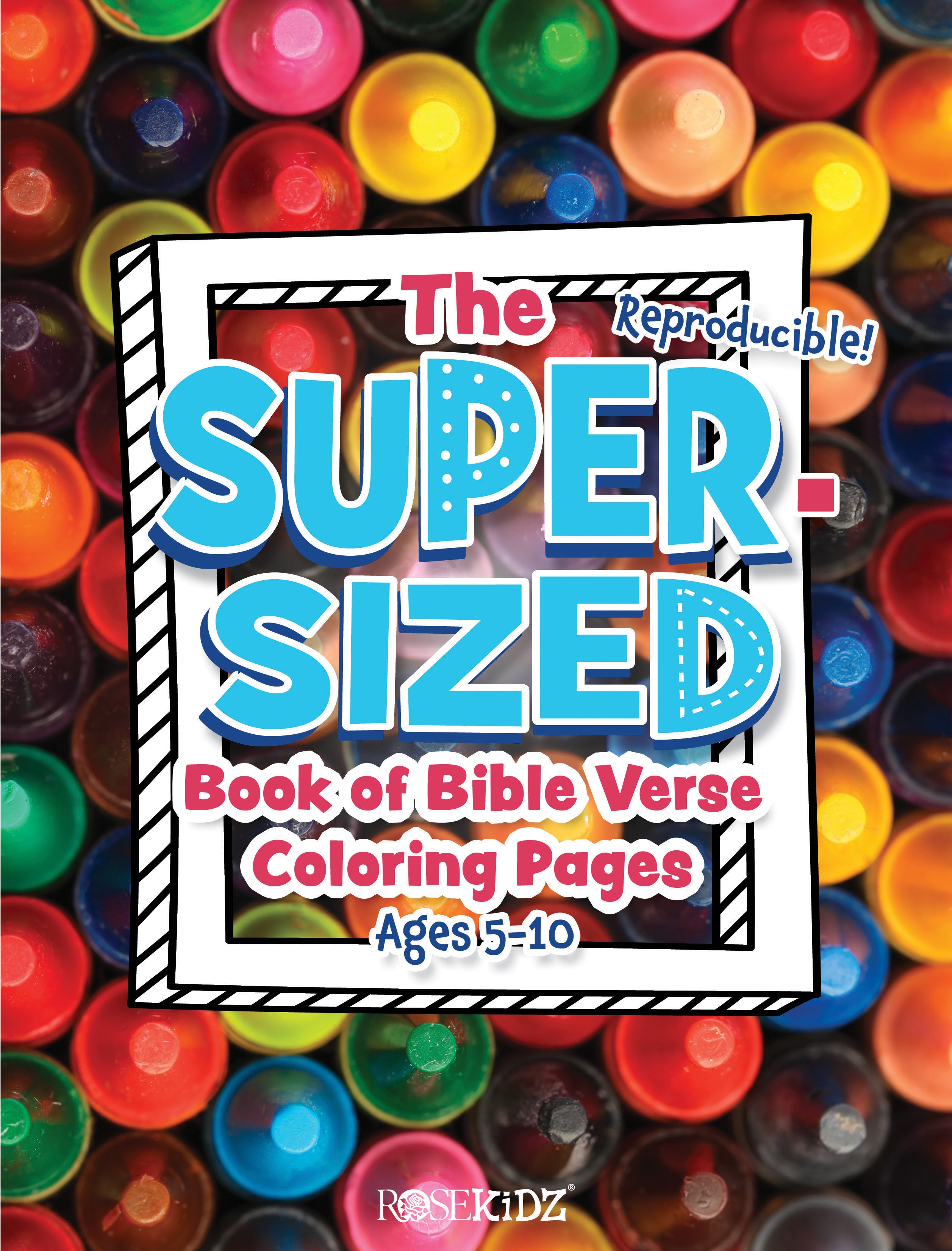 The Super-Sized Book of Bible Verse Coloring Pages (Ages 5-10)