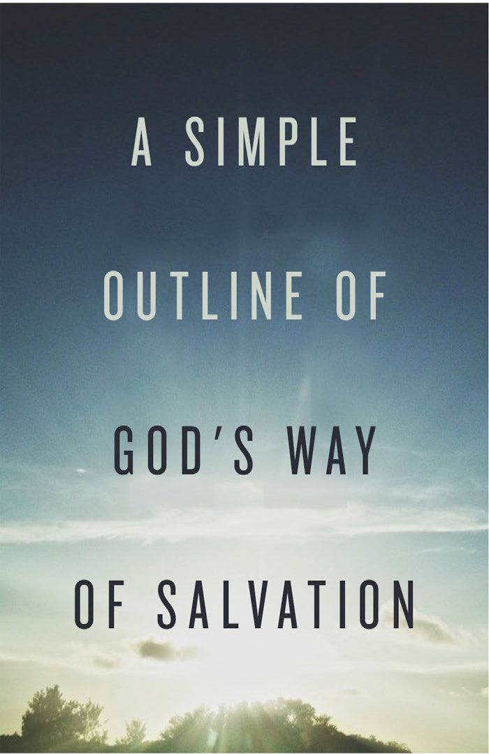Simple Outline of God's Way of Salvation, a (ESV) (25 Pack)