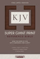 KJV Super Giant Print Thumb Indexed Reference Bible Brown Flexisoft