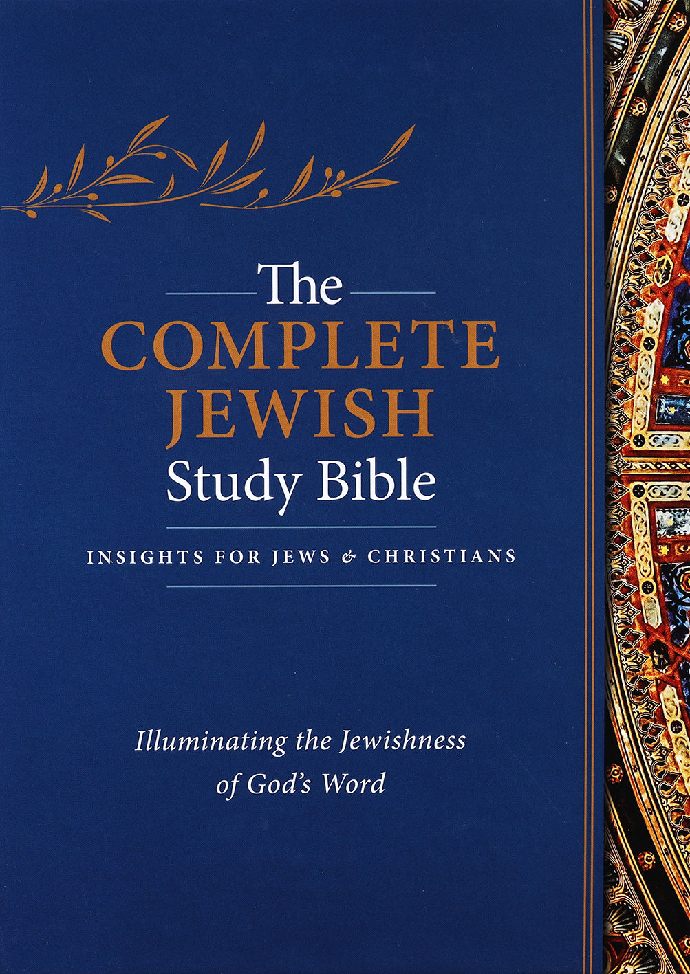 Complete Jewish Study Bible, the Indexed Black With Gold Lettering