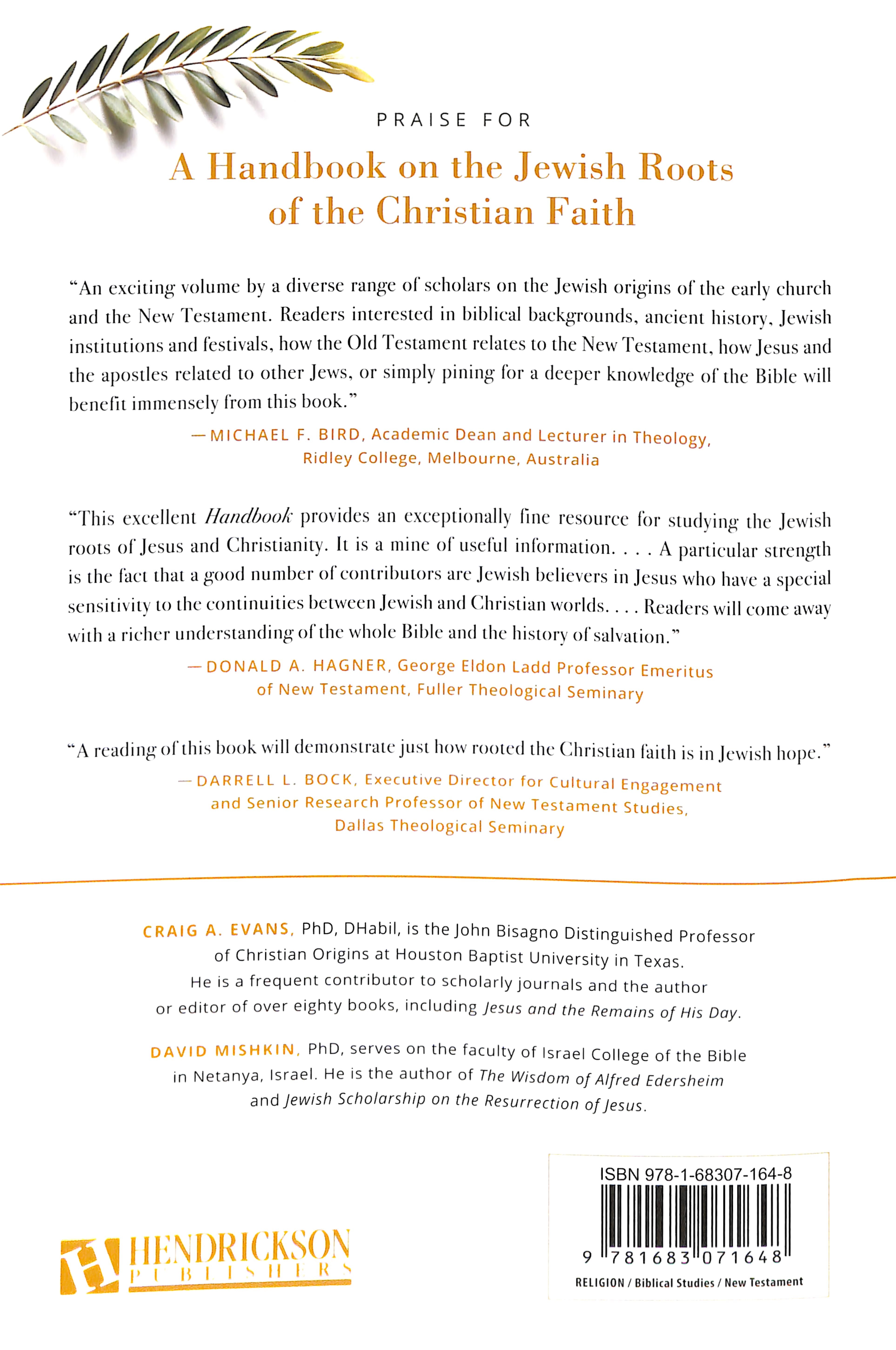 A Handbook on the Jewish Roots of the Christian Faith