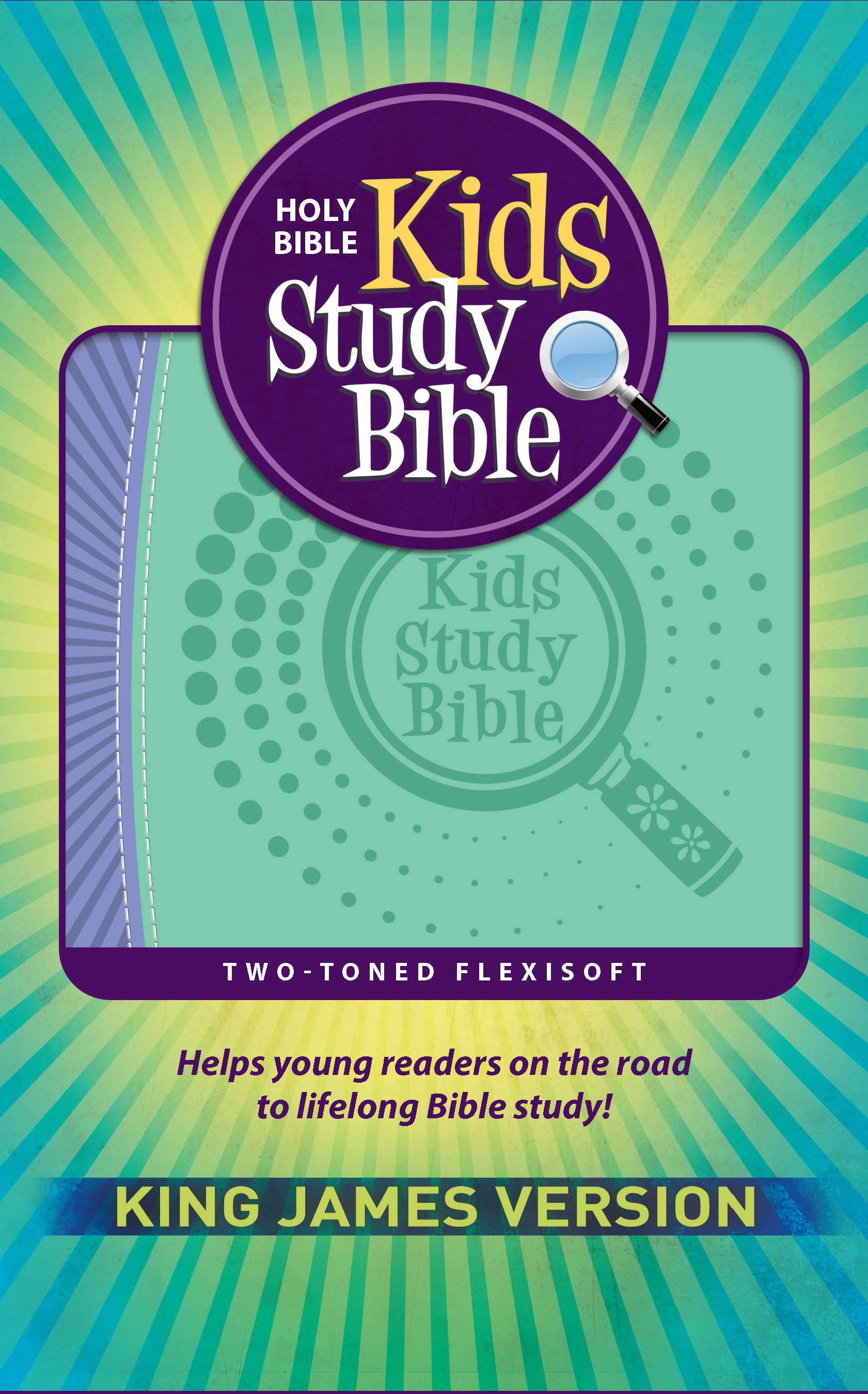 KJV Kids Study Bible Flex Purple Green (Red Letter Edition)