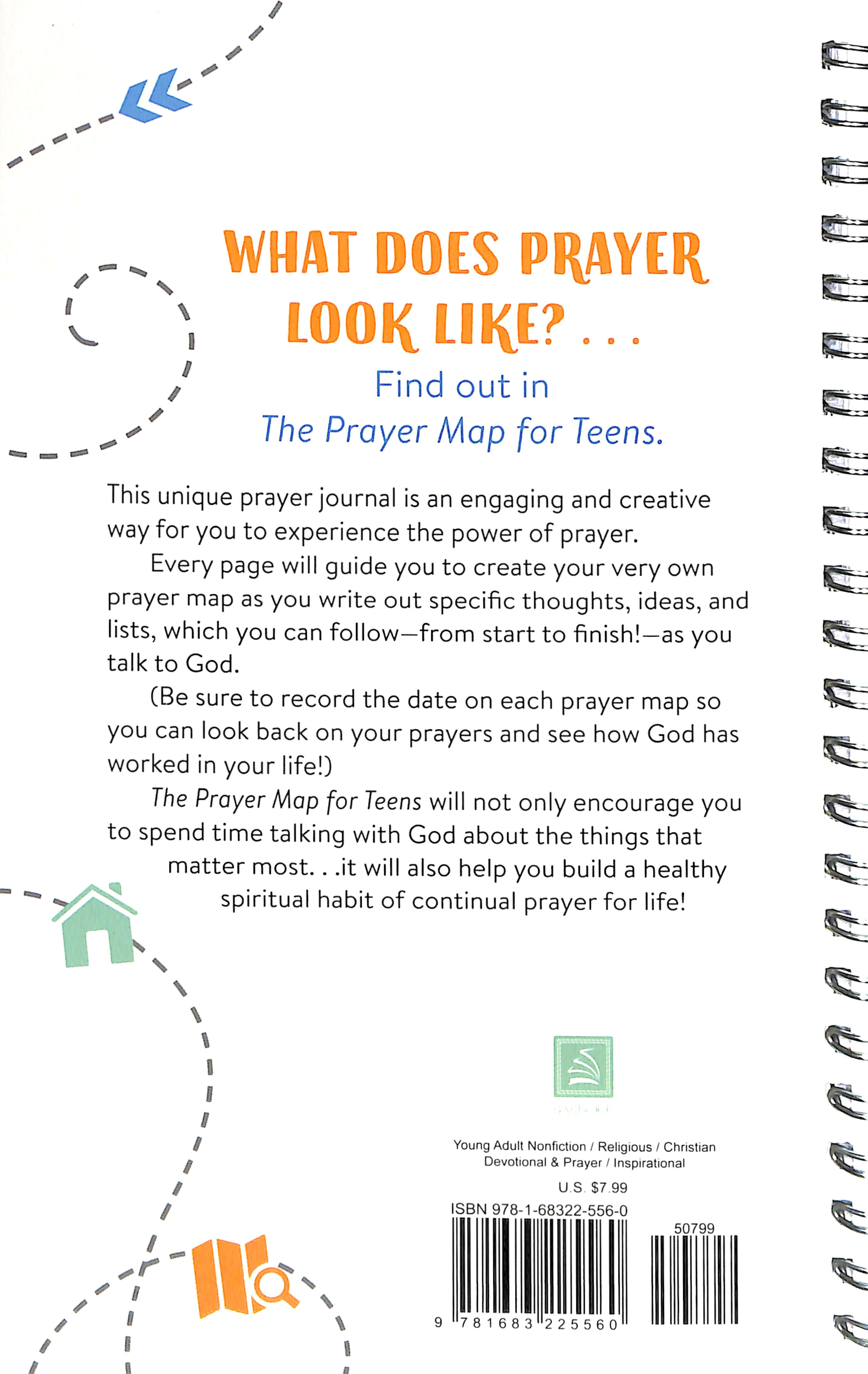 The Prayer Map For Teens: A Creative Journal