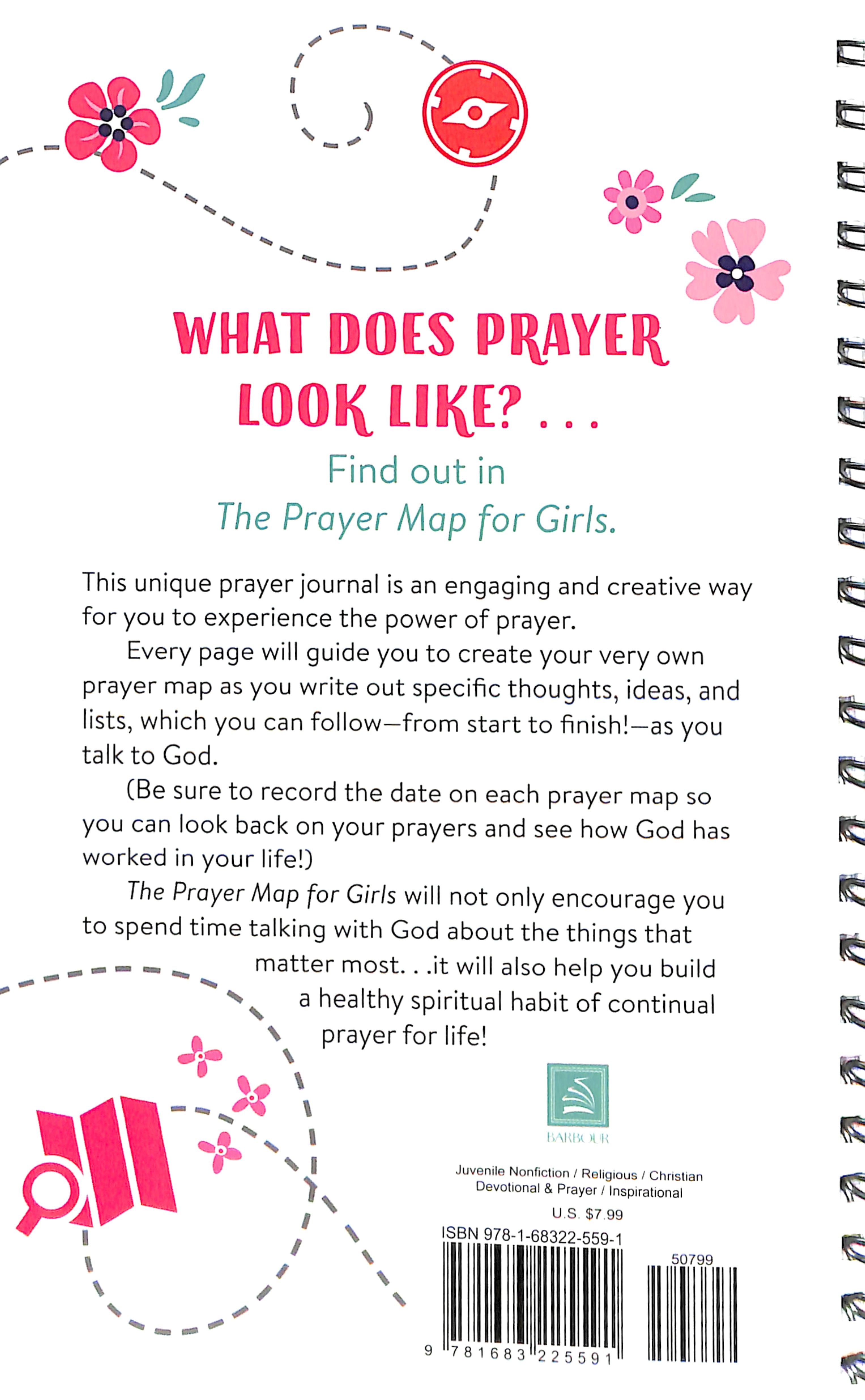 The Prayer Map For Girls: A Creative Journal