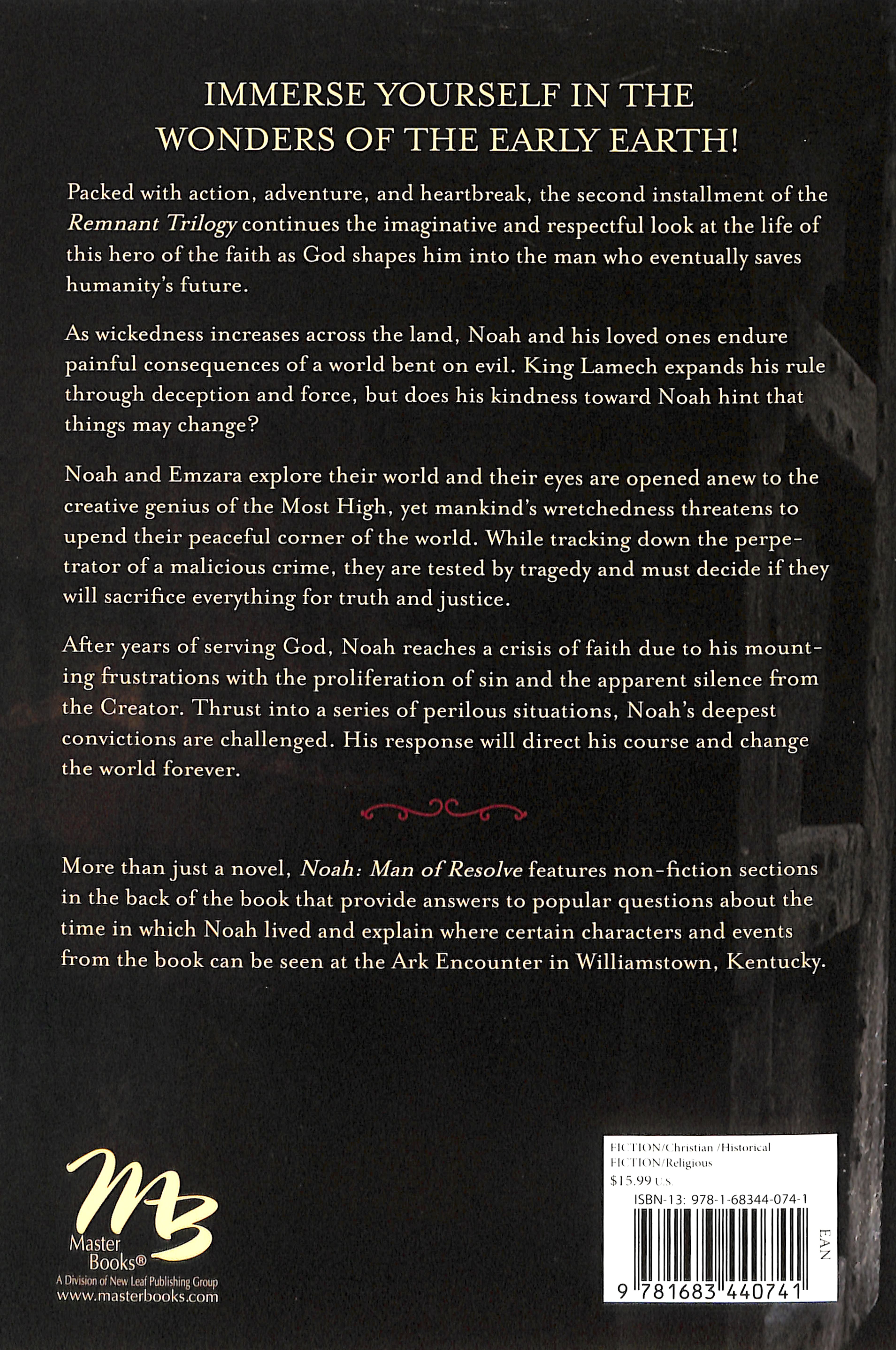 Noah - Man of Resolve (#02 in The Remnant Trilogy Series)