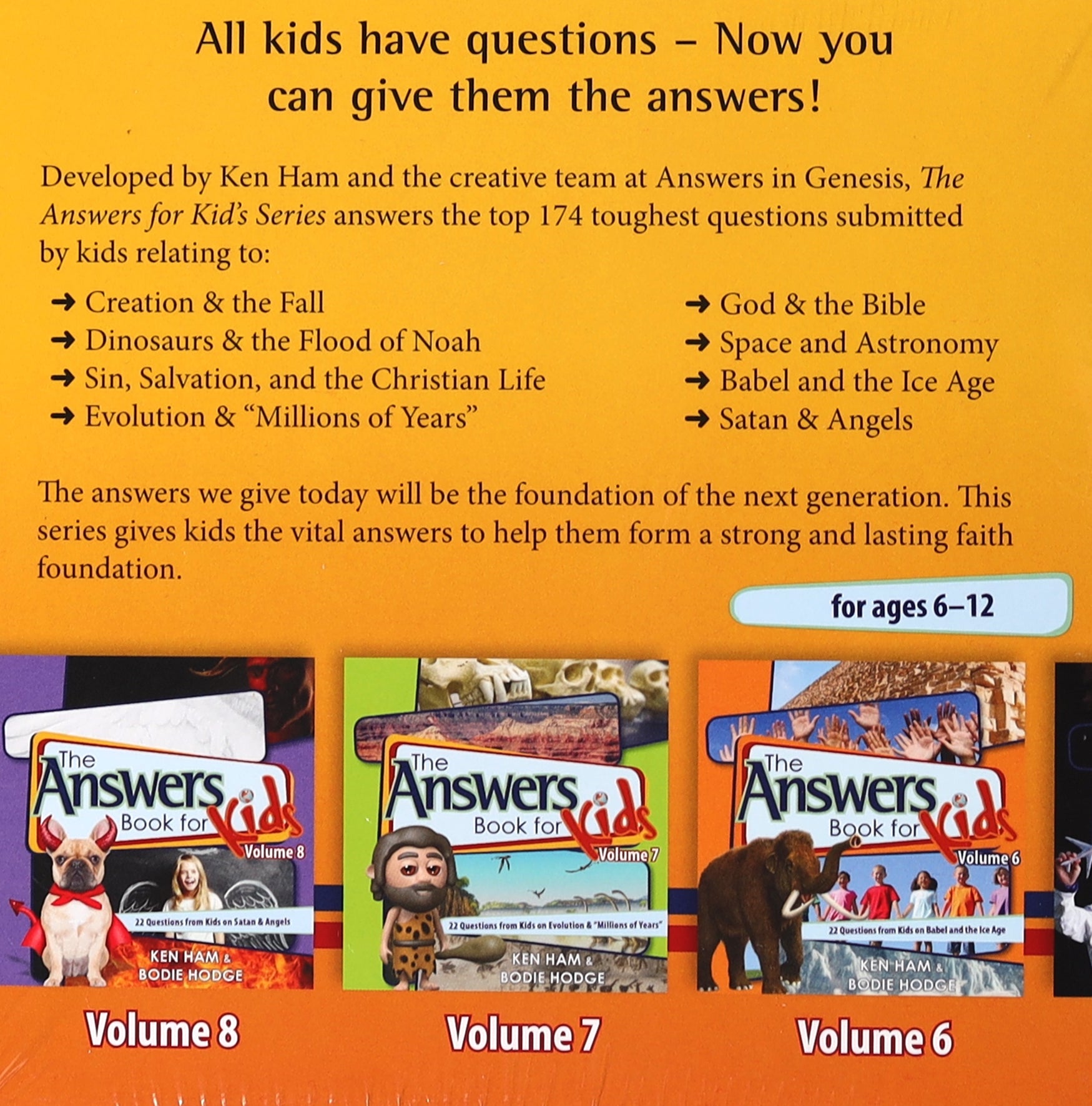 Answers Books For Kids Box Set (Vol 1-8)