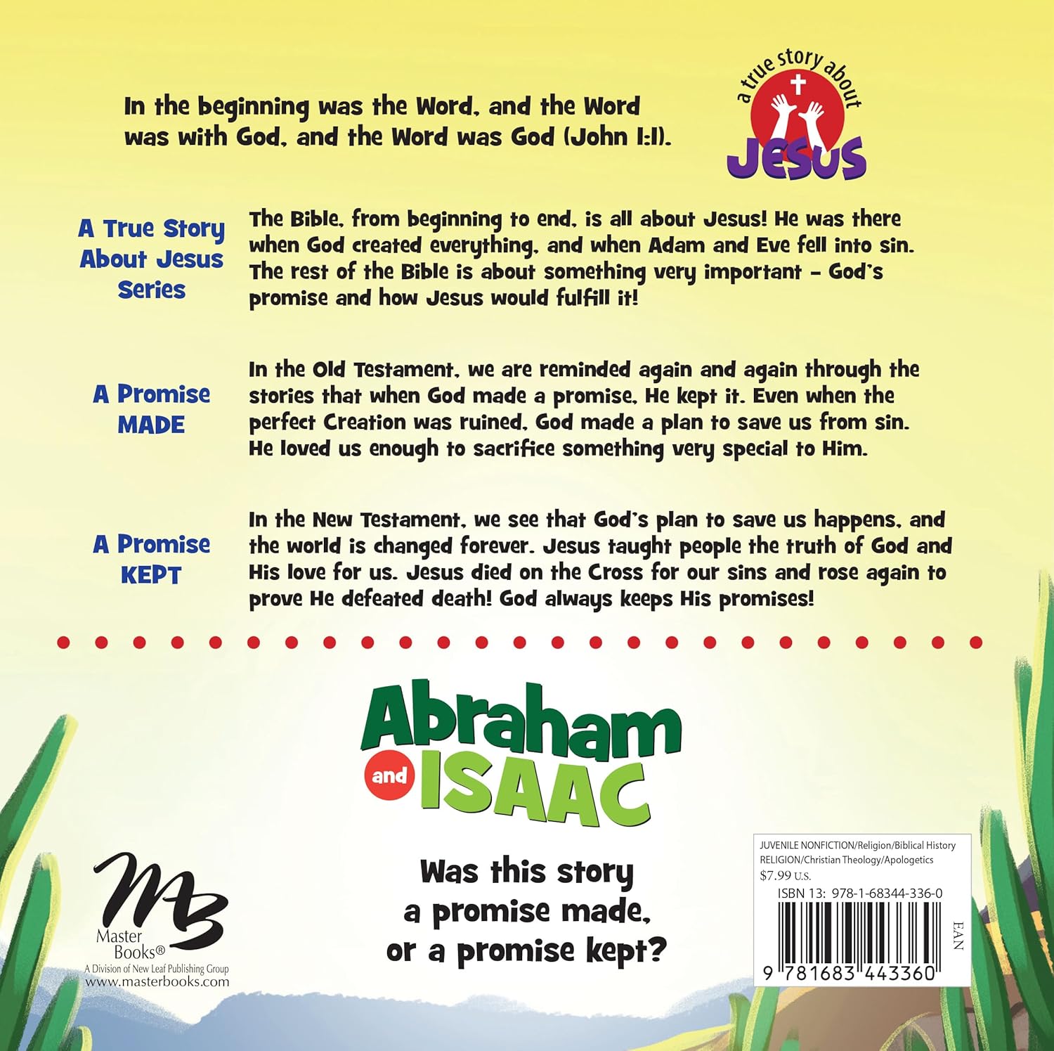 Abraham and Isaac (A True Story about Jesus Series)