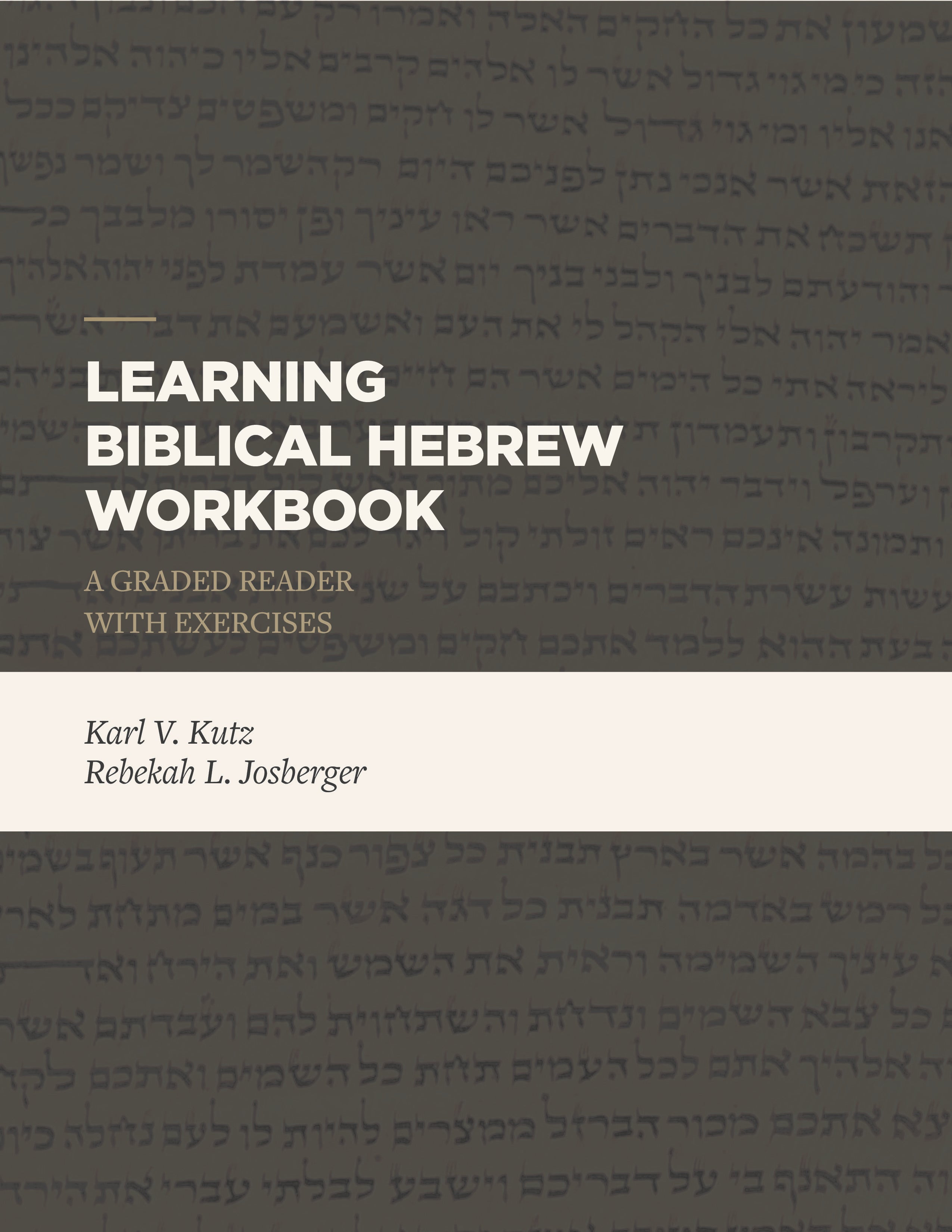 Learning Biblical Hebrew Workbook: A Graded Reader With Exercises
