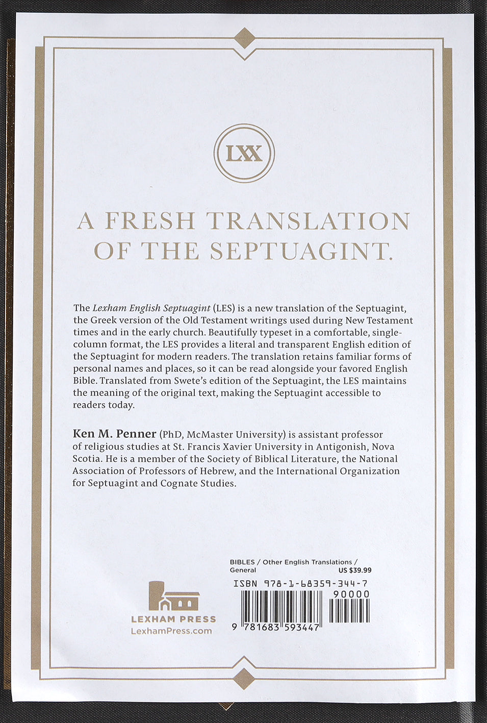 Lexham English Septuagint: A New Translation