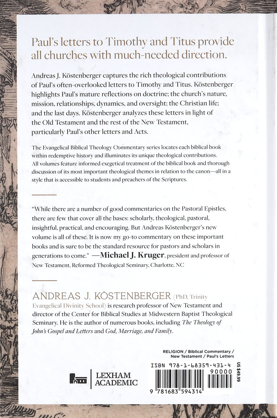 1-2 Timothy and Titus (Evangelical Biblical Theology Commentary Series)