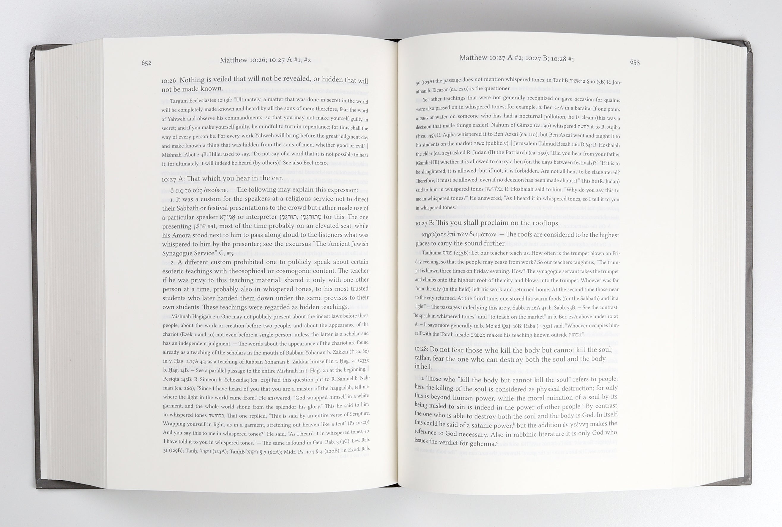 Matthew (#01 in Commentary On The New Testament From The Talmud And Midrash Series)