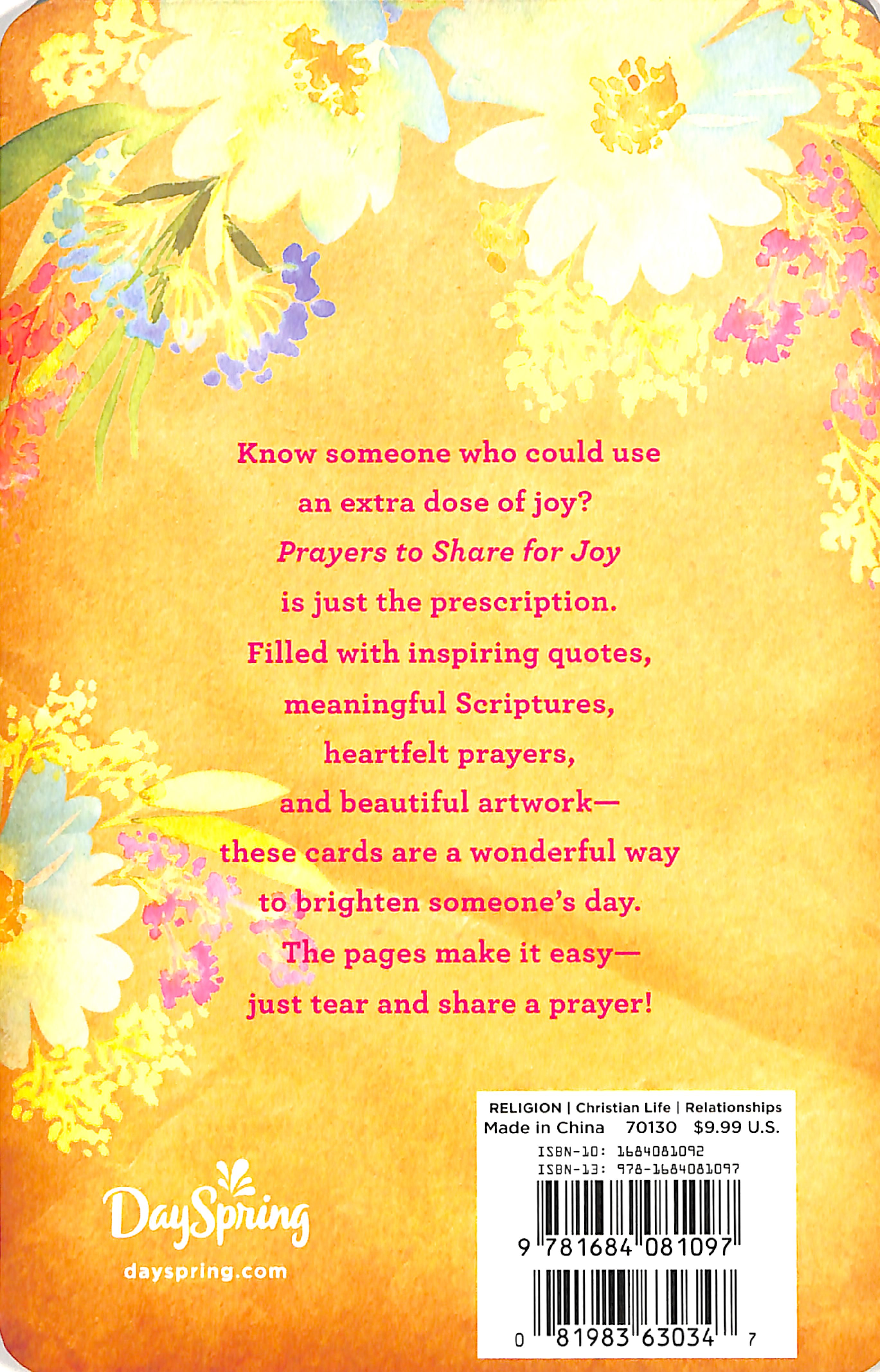 Prayers to Share: 100 Pass-Along Notes For Joy
