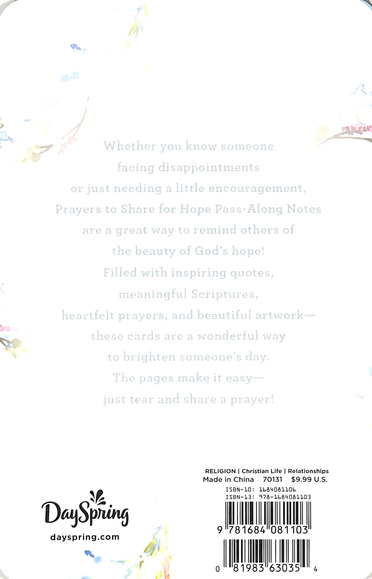 Prayers to Share: 100 Pass-Along Notes For Hope