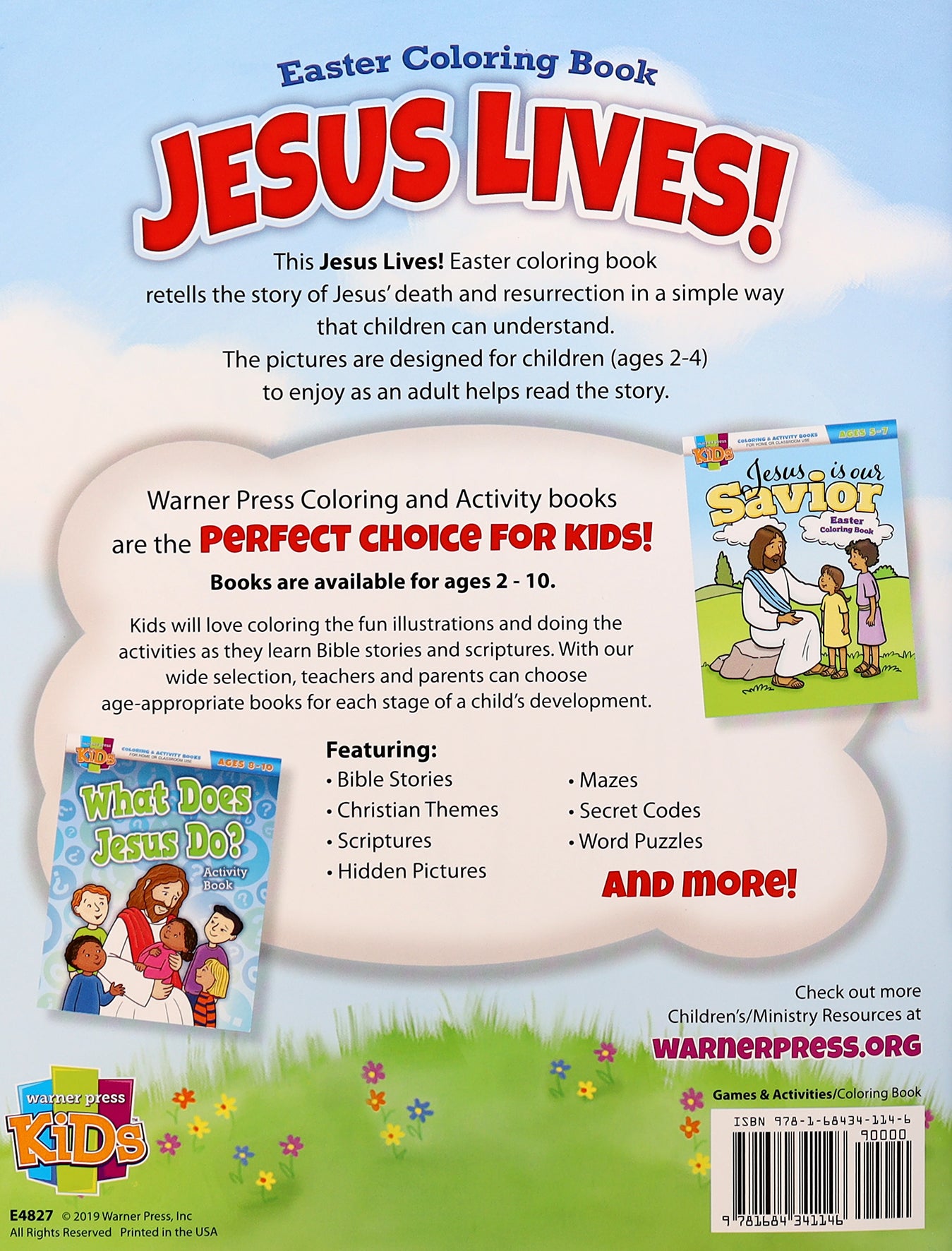 Jesus Lives! Easter Coloring Book (Warner Press Colouring/activity Under 5's Series)