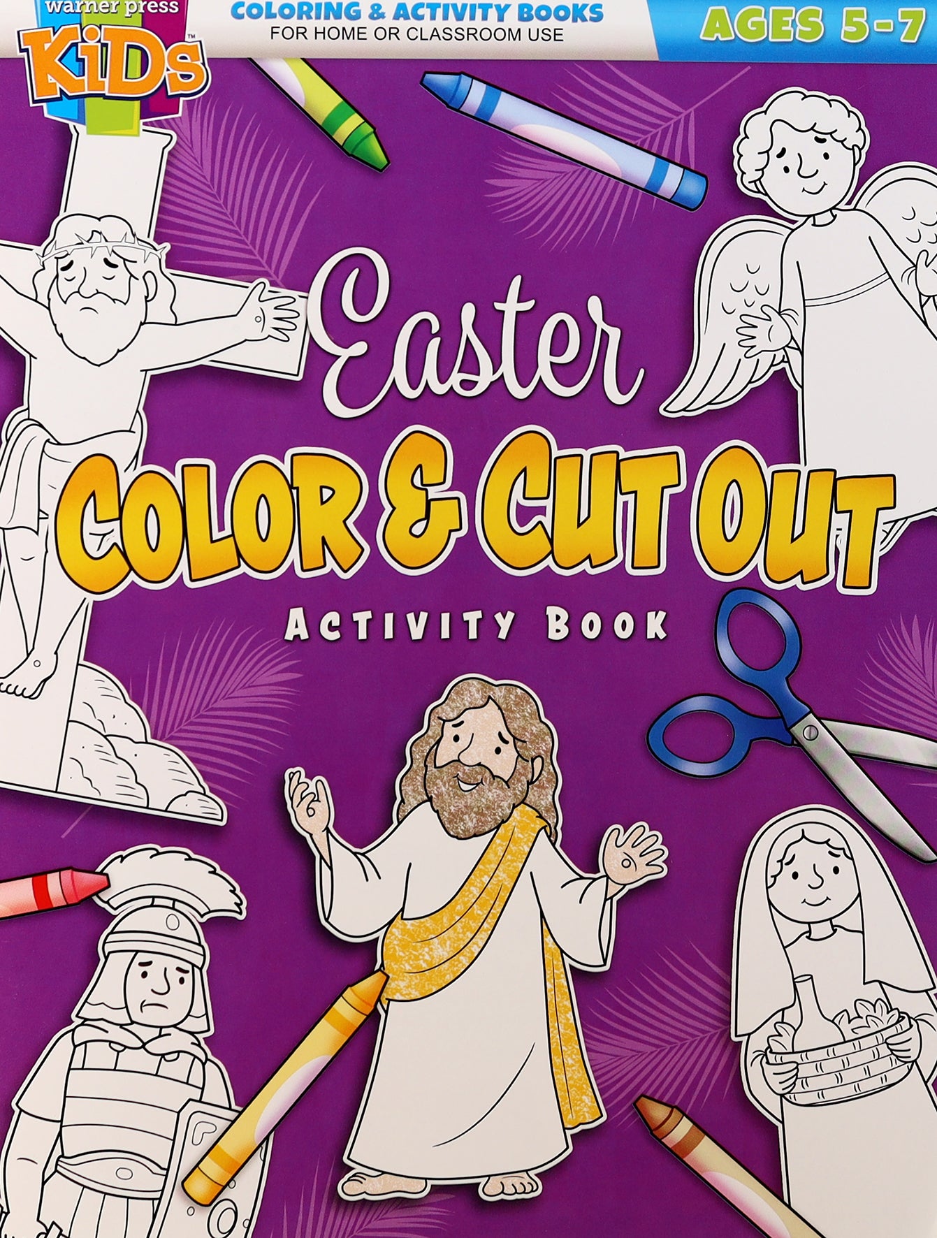 Easter Color & Cut Out Activity Book (Ages 5-7) (Warner Press Colouring & Activity Books Series)