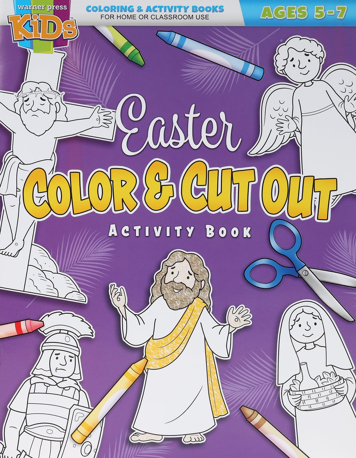 Easter Color & Cut Out Activity Book (Ages 5-7) (Warner Press Colouring & Activity Books Series)