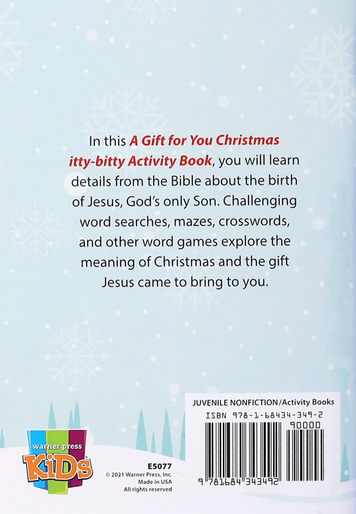 A Gift For You Christmas Activity Book (Itty Bitty Bible Series)