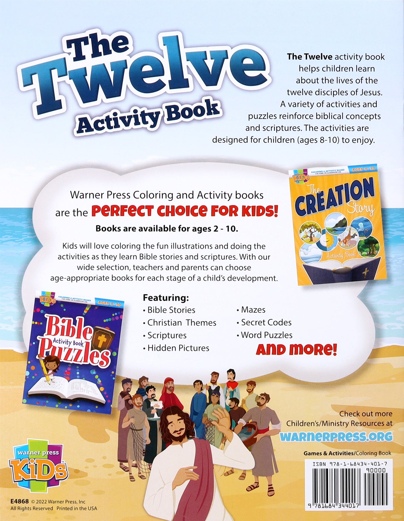 Twelve, the Coloring & Activity Book, Ages 8-10 (NIV) (Warner Press Colouring & Activity Books Series)