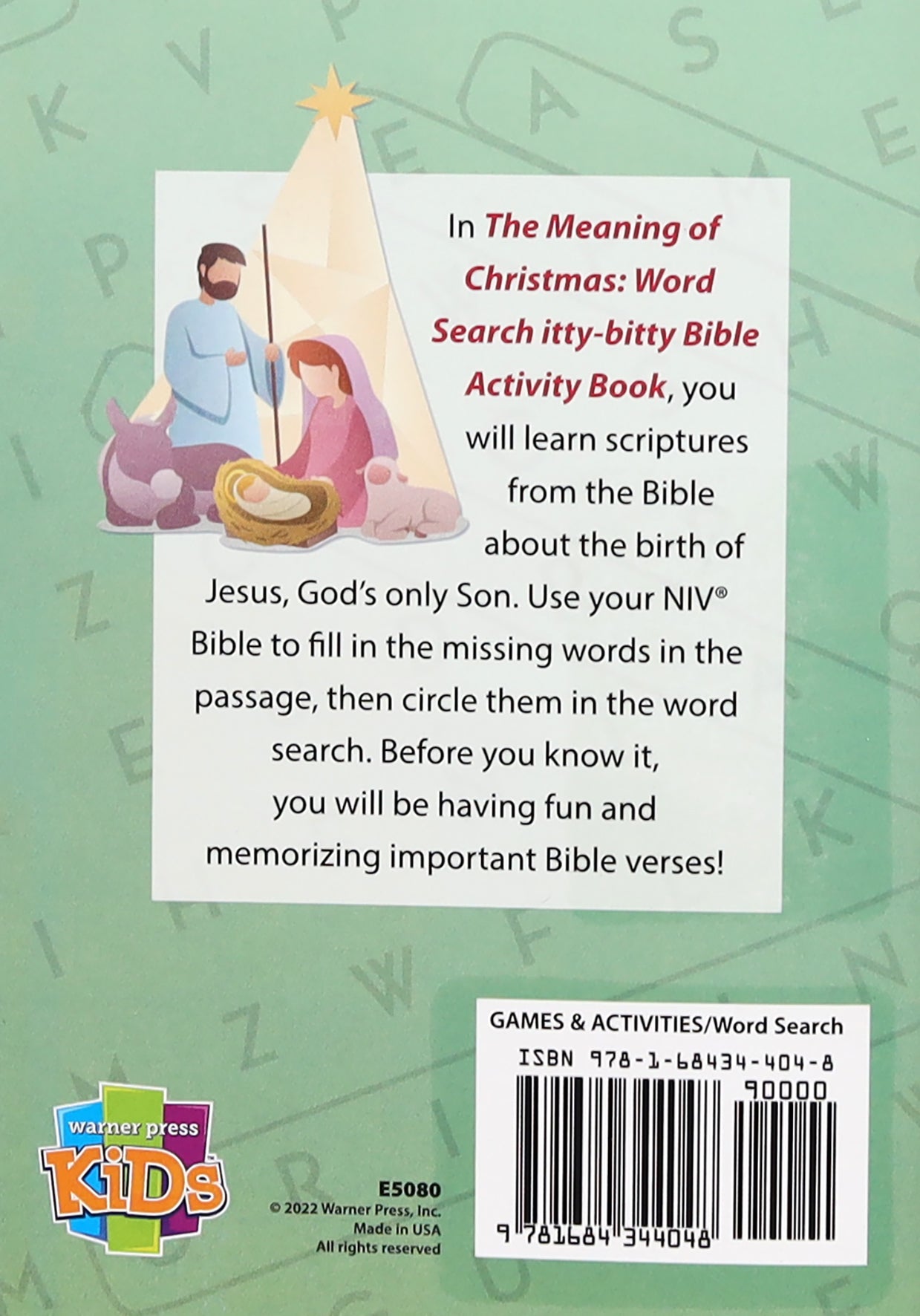 The Meaning of Christmas Word Search (Itty Bitty Bible Series)