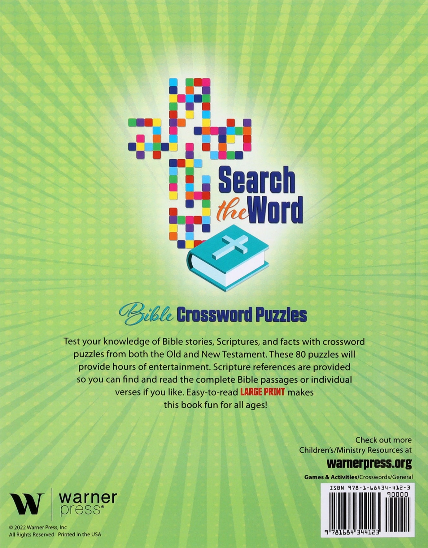 Search the Word: Bible Crossword Puzzles (Large Print)