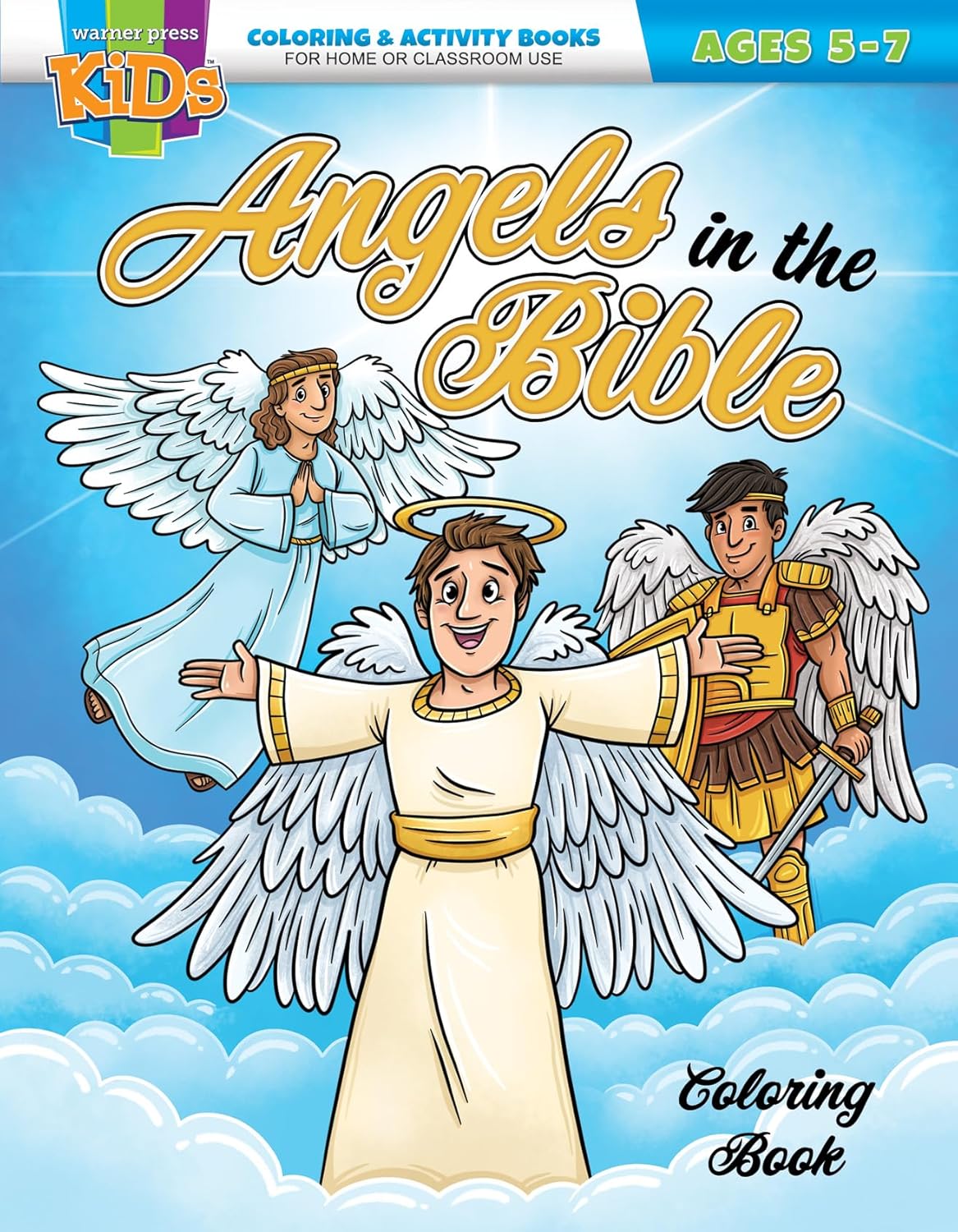 Angels in the Bible Colouring Book (Ages 5-7, Reproducible)