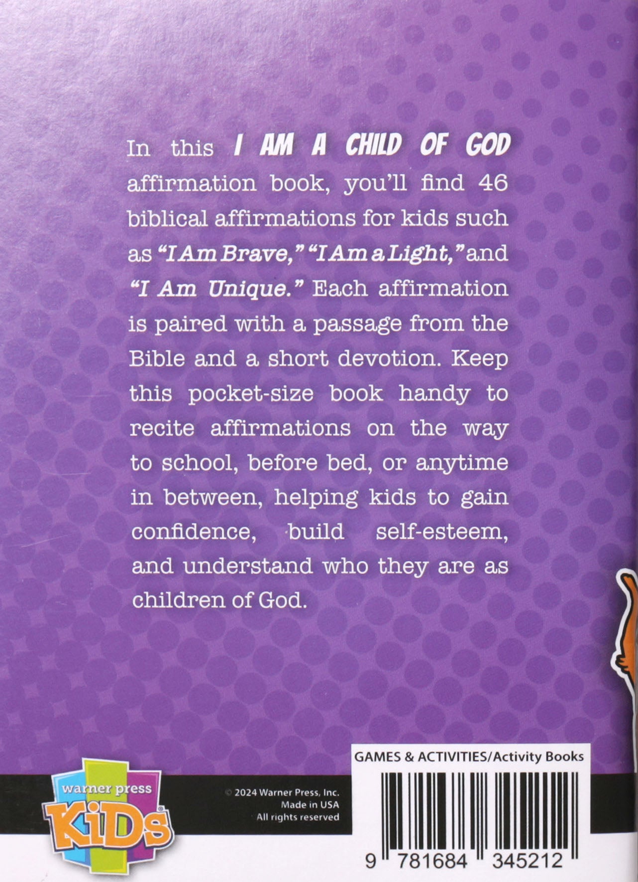 I Am A Child of God: 48 Kid's Affirmations (Itty Bitty Bible Series)