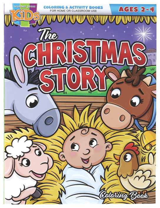 The Christmas Story Coloring Book, KJV (Ages 2-4)
