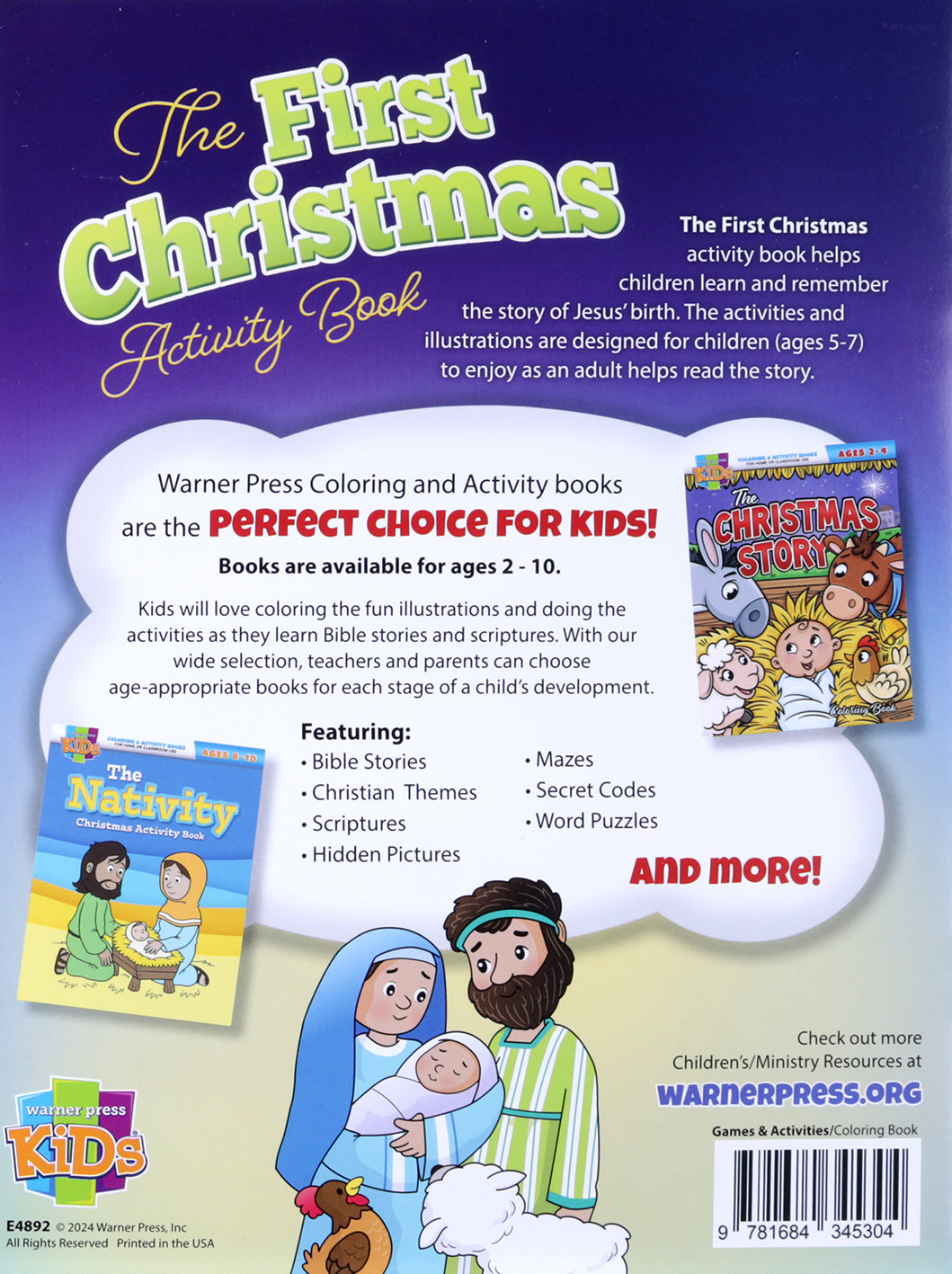 The First Christmas Activity Book (Ages 5-7)