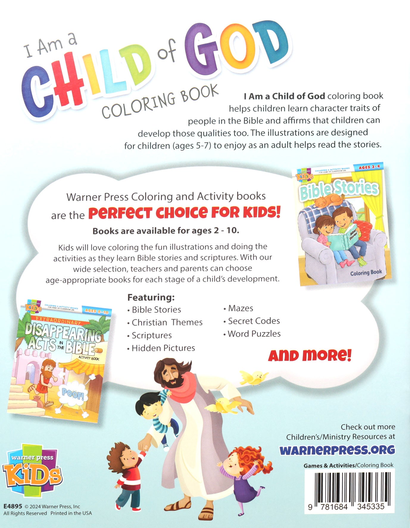 I Am a Child of God Coloring Book (Ages 5-7)
