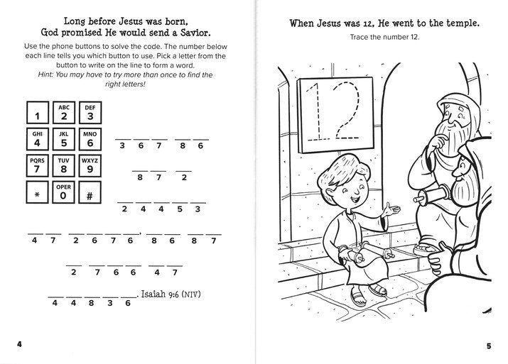 Easter Activity Book For Kids, NIV (Itty Bitty Bible Series)