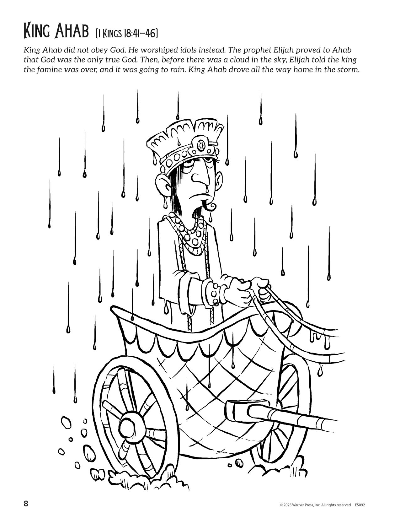 Bible Kings and Princes (NIV, Ages 5-7, Reproducible) (Warner Press Colouring & Activity Books Series)