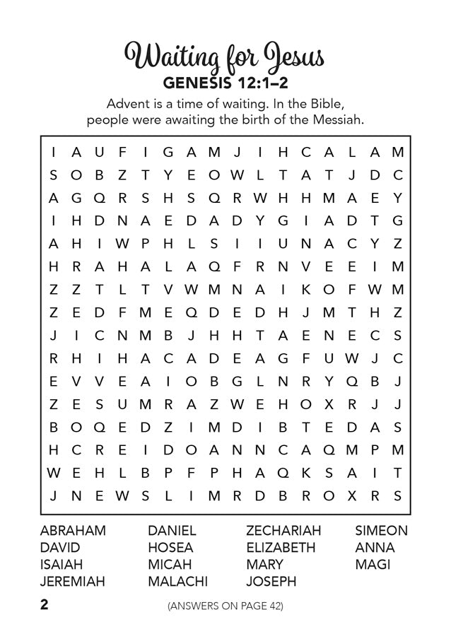 The Birth of Jesus Word Search (NIV, Itty Bitty Bible Series)
