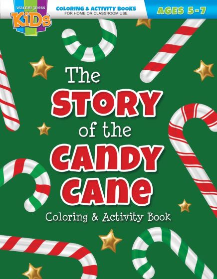 The Story of the Candy Cane: Christmas Coloring Activity Books (NIV 5-7 yrs, Reproducible, Warner Press Colouring & Activity Books Series)