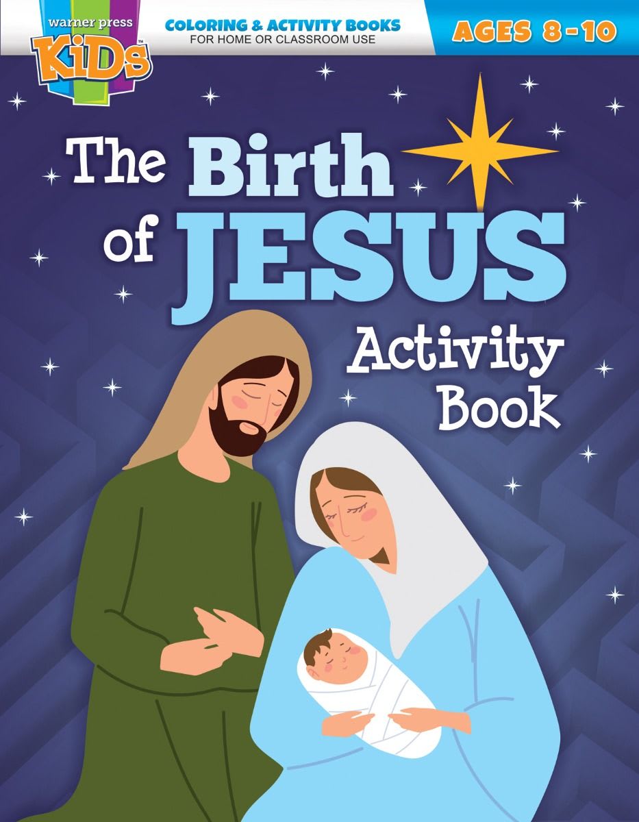The Birth of Jesus: Christmas Coloring Activity Books (NIV 8-10 yrs, Reproducible, Warner Press Colouring & Activity Books Series)