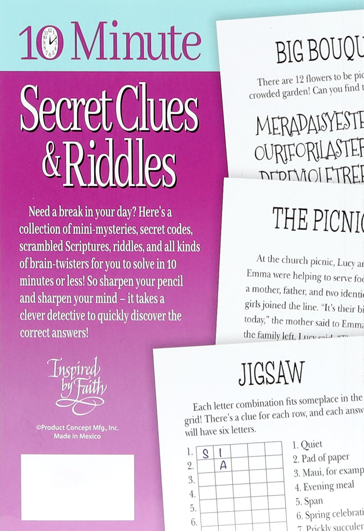 10 Minute Secret Clues & Riddles