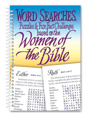 Word Searches, Puzzles, and Fun Fact Challenges based on the Women of the Bible