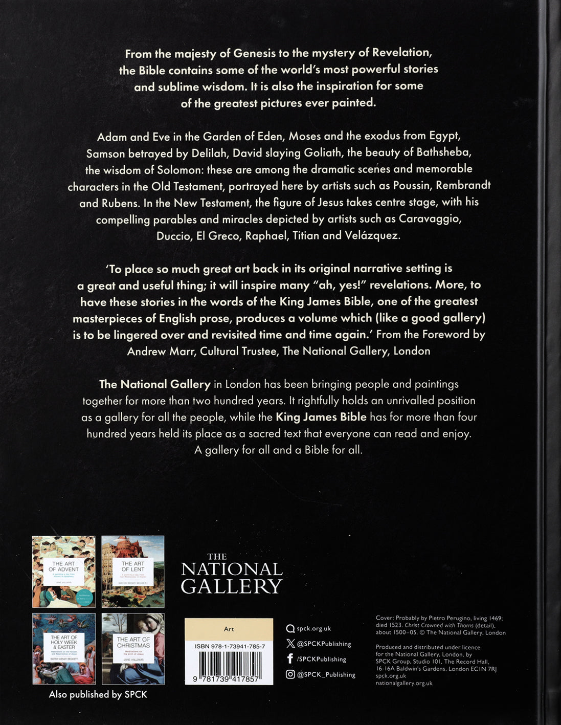 The Art of Scripture: Featuring the Words of the King James Bible and 100 Paintings from the National Gallery Collection