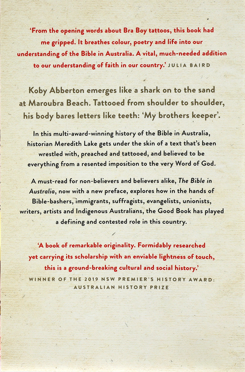 The Bible in Australia: A Cultural History (Second Edition)
