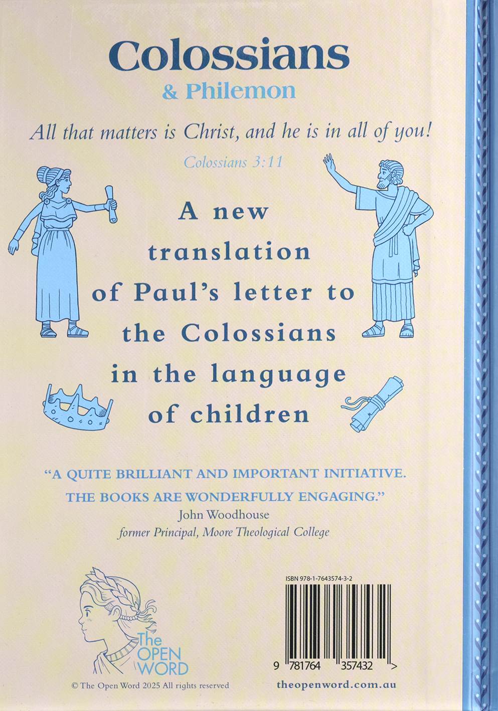 Colossians & Philemon: God's Very Special Letters - The Epistles for Kids
