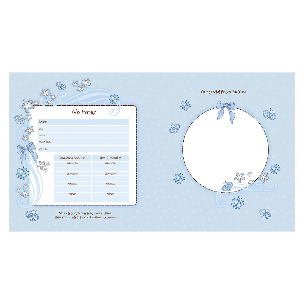 Our Baby Boy Memory Book Gift Boxed