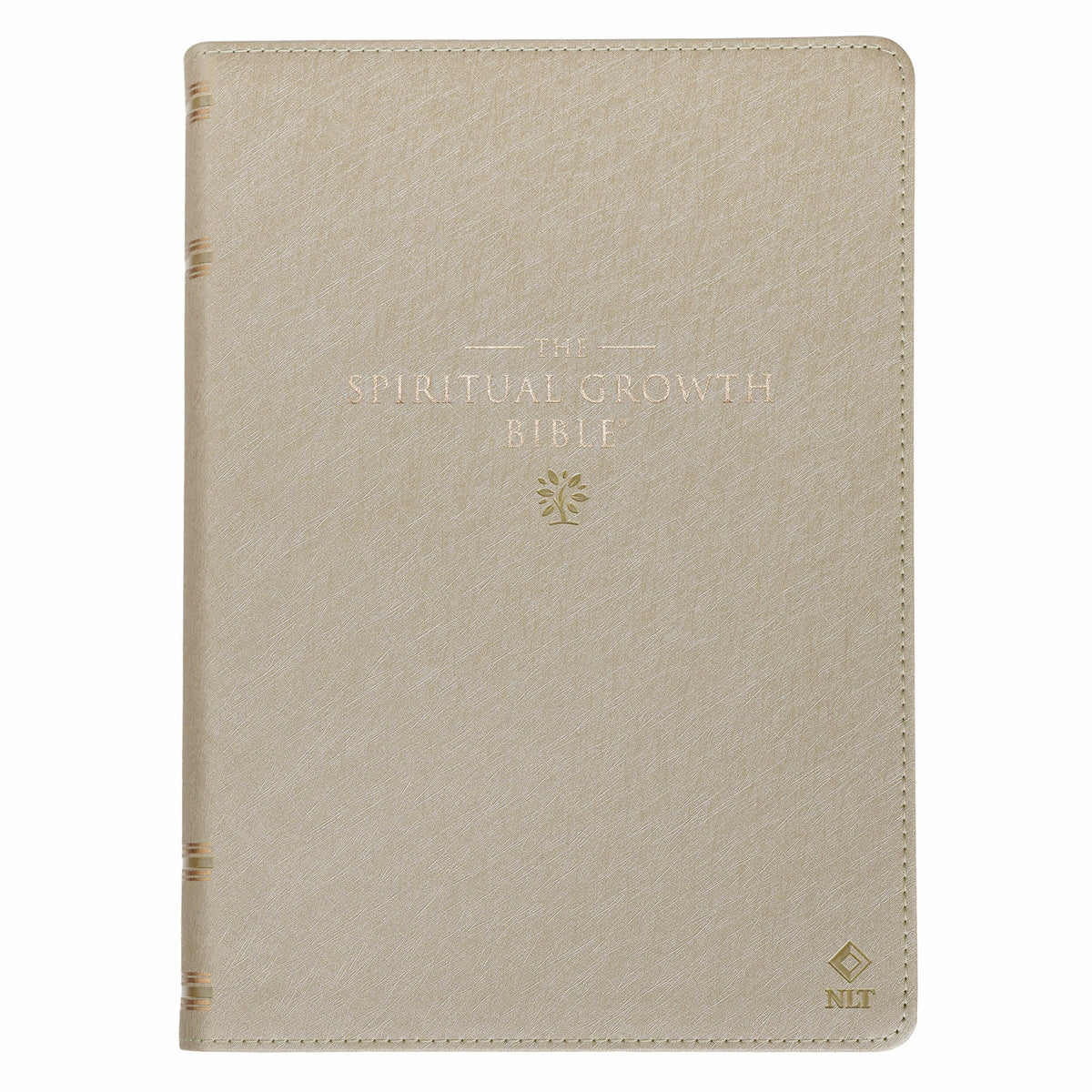 NLT Spiritual Growth Bible Pearled Ivory Indexed