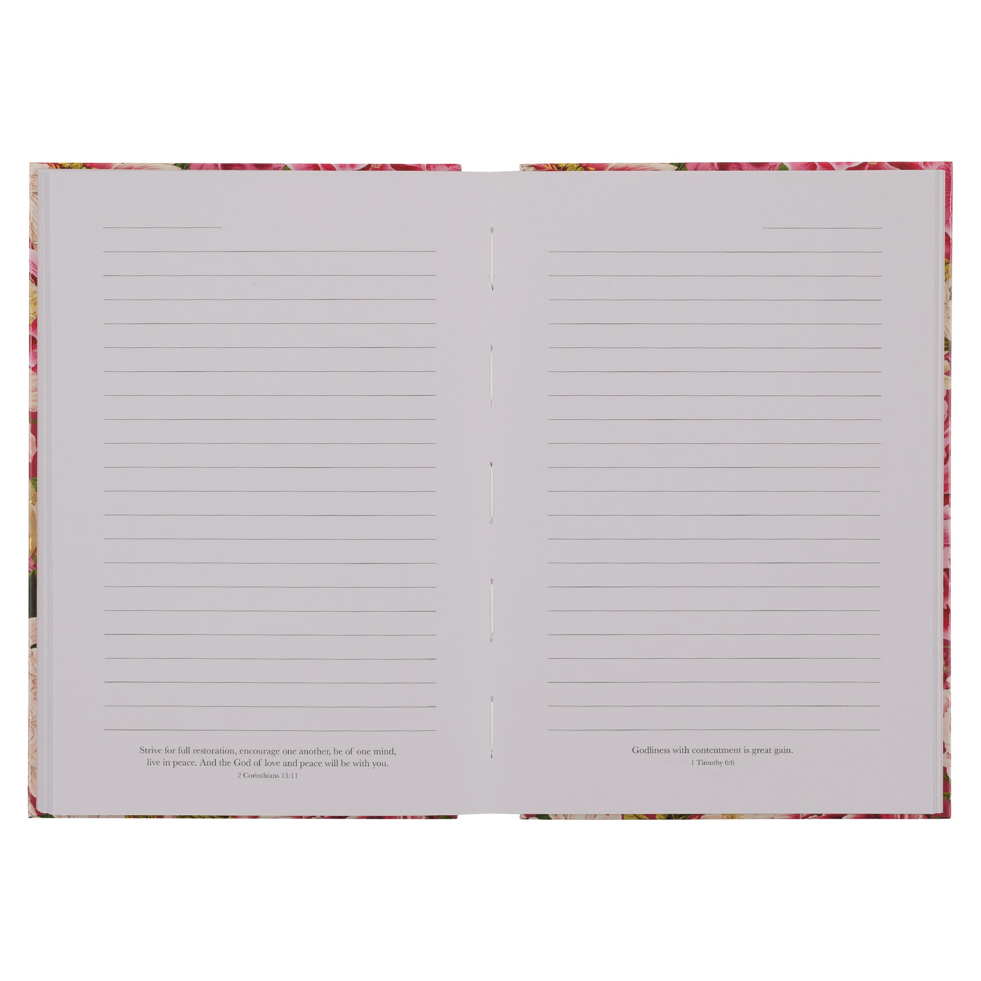 Quarter-Bound Journal: Grace Upon Grace, Pink Floral