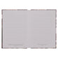 Quarter-Bound Journal: All Things Are Possible Burgundy Floral (Matt. 19:26)